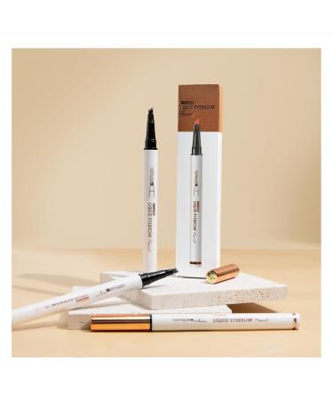 Waterproof Eyebrow Pencil - Long-lasting & Fast-Drying Liquid Pencil for Effortless Natural Shape in Light Brown - Buy Online on GoSupps.com