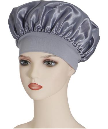 Sleeping Hair Towel Satin Hair Towel for Sleeping Hair Poping Towel Satin Hair Towel for Women Quick Drying Hair Turban Wrap Protective Anti-Frizz Satin Towel for Women Silver - Buy Online on GoSupps.com