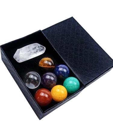 7pcs Crystals and Stones Set Crystal Set Box Natural Stone Gemstone Quartz Ornament Home Craft Mother's Day Present (Color : Q Size : 1 SET) 1 SET Q - Buy Online on GoSupps.com
