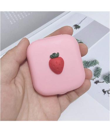 Buy SRFGHJS Mini Acrylic Contact Lens Container - Avocado Fruit Design Travel Holder with Mirror | 1PC Perfect for International Shipping - Buy Online on GoSupps.com