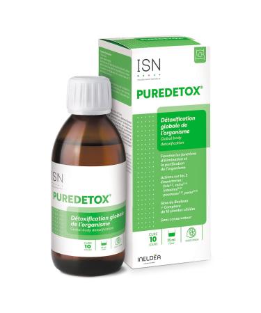 ISN - Puredetox® - Elimination of toxins - Global and targeted action on the 5 emunctoria - Sugar free - Gluten free - 10 day cure