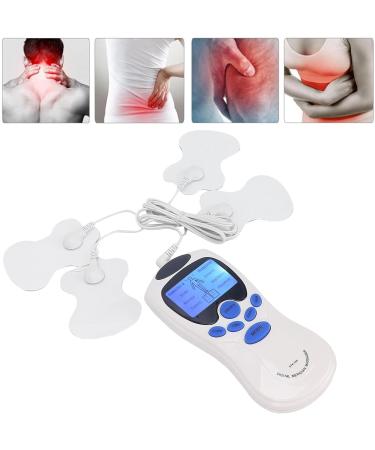 Electric Neck Massager for Pain Relief - TENS Stimulation Device with 4 Electrode Pads - Buy Online on GoSupps.com