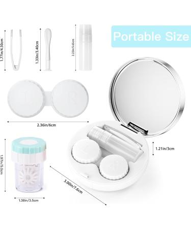 5-in-1 Contact Lens Travel Kit - Portable Cleaner Washer & Accessories | Travel Essential for Daily Use | Black Cat Design - Buy Online on GoSupps.com