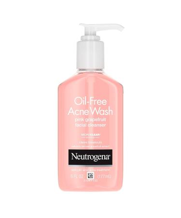 Neutrogena Oil-Free Pink Grapefruit Acne Wash with 2% Salicylic Acid - Pack of 3 - Buy Online on GoSupps.com