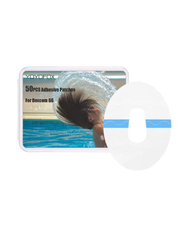 50pcs Transparent Dexcom G6 Adhesive Patches   YOYOFOX Waterproof and Hypoallergenic G6 Overpatch That Lasting up to 10days Latex Free (50pcs) 50 Count (Pack of 1) - Buy Online on GoSupps.com