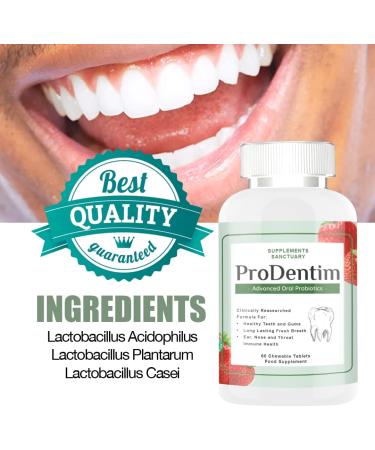 ProDentim Advanced Oral Probiotics - 60 Chewable Tablets for Gum Health - Buy Online on GoSupps.com