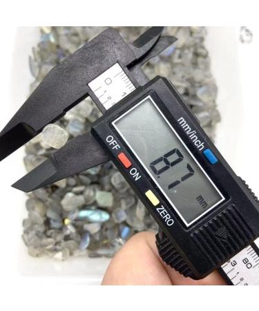 Natural Crystals and Stones 200g 7mm-15mm Blue Flash Natural Grey Moon Quartz Gravels Crystal Polishing Stone Chips for for Decoration kaixun - Buy Online on GoSupps.com