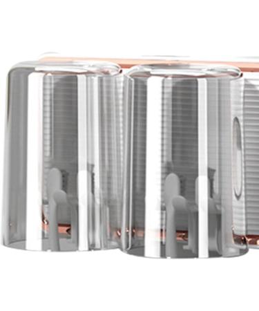 Tyenaza Toothbrush Caddy | Drill-Free Toothbrush Storage Rack with Automatic Toothpaste Pump | White | International Shipping Available - Buy Online on GoSupps.com