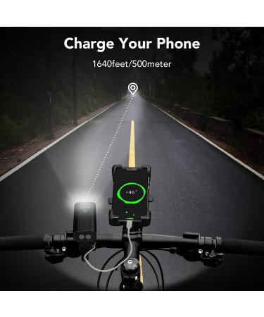 NEWBOLER Bike Lights 10000mAh USB Rechargeable - Super Bright 3000 Lumen 8 LED Bicycle Light with 5 Modes - Waterproof Bike Headlight with 360 Rotation Bracket - Buy Online on GoSupps.com