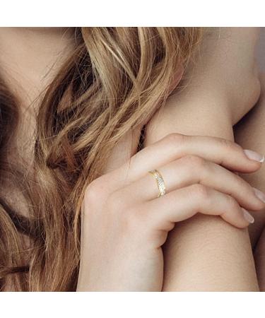 Vicmag 4X Strength Magnetic Copper Rings for Women - 3500 Gauss Magnets - 100% Solid Pure Copper - Adjustable - Jewelry Gift Box - Gold Silver & Silver Gold - 2PCS - Buy Online on GoSupps.com