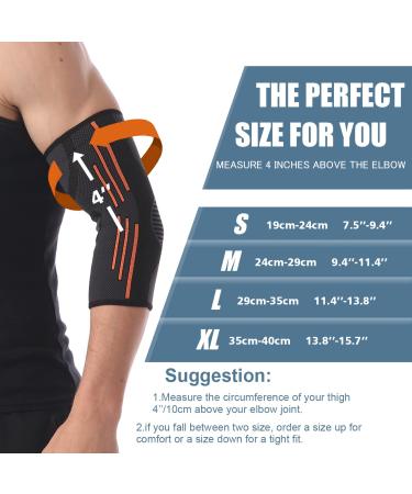 Dualceco Elbow Bandage | Anti-Slip Breathable Support for Bodybuilding & Tennis - Unisex S Black - Buy Online on GoSupps.com