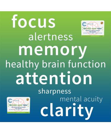 Creekside Natural Focused Mind Teen: Memory & Focus Support w/ Lion's Mane - Pediatrician Formulated, Vegan - 60 Capsules - Buy Online on GoSupps.com