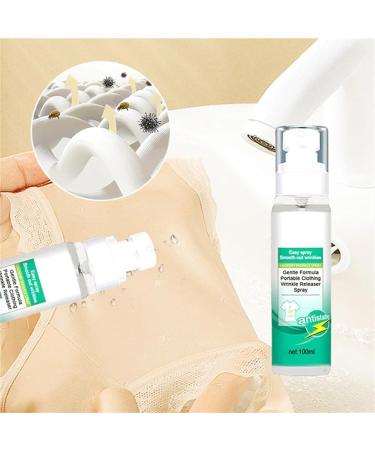 Gentle Formula Portable Clothing Wrinkle Releaser Spray Wrinkle Releaser Spray Clothing Wrinkle Releaser Spray 100ml Anti Static Spray for Clothes Spray Starch For Ironing (2pcs) - Buy Online on GoSupps.com