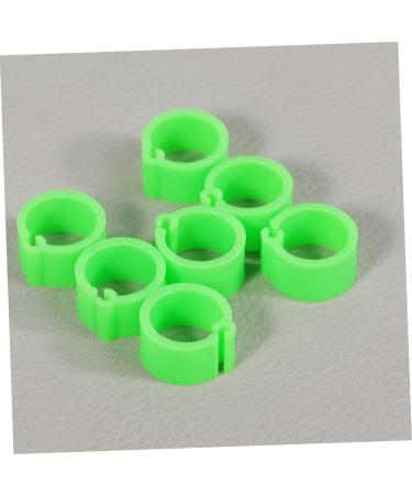 Mipcase 100 Pcs Travel Set Baby Chicks Supplies Supplies Bird Foot Band Bird Identification Pigeon Poultry Little Pigeon Green Chicken Ring to Stretch Chicken Supplies medium Green - Buy Online on GoSupps.com
