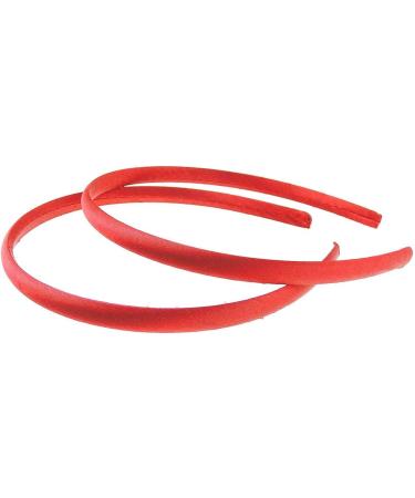 Mytoptrendz Girls Set of 2 Red Narrow Thin Alice Bands Headbands - Buy Online on GoSupps.com