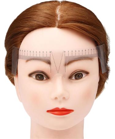Eyebrow Stamp Shaping Kits Eyebrow Ruler Makeup Microblading Measuring Shaper Reusable Eyebrow Stencil Eyebrow Shaping Template - Buy Online on GoSupps.com