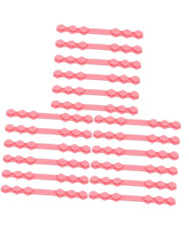 Coheali 30 pieces of masking hooks Face extension buckle anti-slip-ear handles Protection oral cover rope silicone linyard silicone holder adjustable stand mask extension buckles