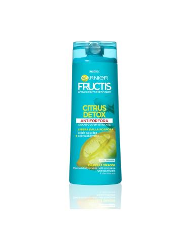 Garnier Fructis Shampoo Antiforfora Citrus Detox Capelli Grassi