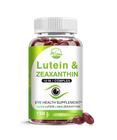 Lutein and Zeaxanthin Supplements Eye Vitamin & Mineral Supplement Multivitamin for Vision & Ocular Health with Omega-3 Protect and Enhance Your Eye Health Completely 150 Softgels 150 Count (Pack of 1)