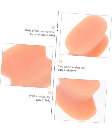 Healvian 8pcs Toe Separator Nursing Clip Board Set - Silicone Gel Pedicure Tools for Feet - Hallux Valgus Orthotics - Brown Sebs - Buy Online on GoSupps.com