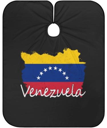 Venezuelan Flag Barber Cape | Professional Hair Cutting Apron - Water Stain Resistant Anti-Static - 56.7x66.9 Inch - Buy Online on GoSupps.com
