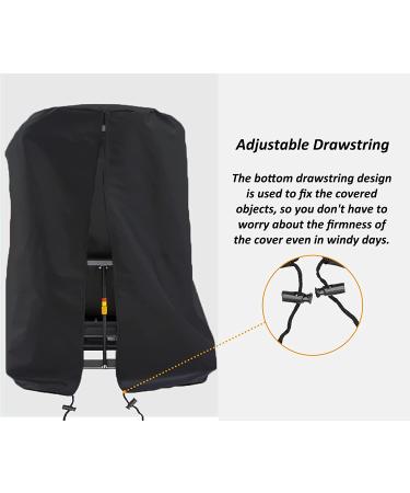 MaWGcowerd Folding Treadmill Cover - Dustproof & Waterproof Oxford Cloth Sunscreen Cover (Black) - Buy Online on GoSupps.com