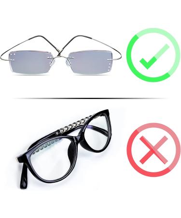 5 Pairs Glasses Nose Pads Glasses Silicone Nose Pads Anti-Slip Adhesive Nose Pads Sunglass Pad Glasses Pads Nose for Glasses Sunglasses Spectacles 5 Pairs Transparent - Buy Online on GoSupps.com