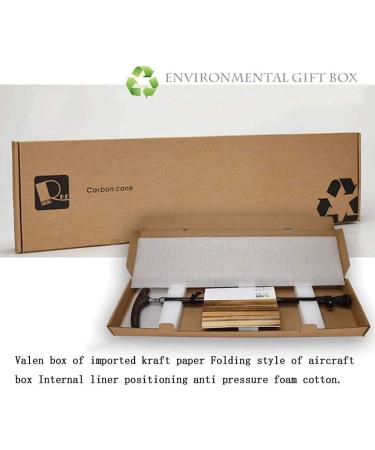 Canes Durable Elderly Crutch Carbon 220G Ultralight Chicken Wing Wood Adjustable Telescopic Rod Solid Wood Nonslip Old Walking Stick Withstand Weight 70KG Innovate - Buy Online on GoSupps.com