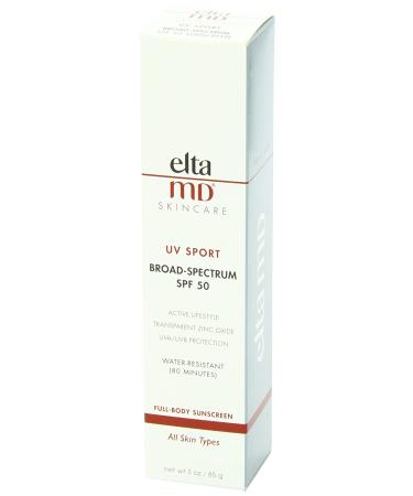 EltaMD UV Sport SPF 50 Sunscreen Lotion - 3 Oz | Broad Spectrum Protection - Buy Online on GoSupps.com