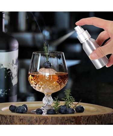 HOLIDYOYO Cocktail Sprayer 80ml Metal Martini Bar Mister Vermouth Spray Bottle Perfume Refillable Sprayer Liquid Pump Vials for Bartender Bar Kitchen 10.60X3.60X3.60CM Silver - Buy Online on GoSupps.com