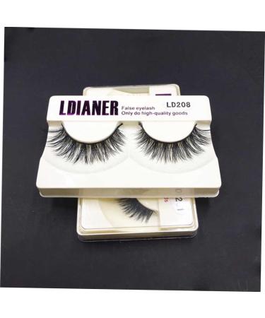 minkissy Pair Long Thick Eyelashes Fake Eyelash False Eyelash Fake Lashes Natural 3d - Buy Online on GoSupps.com