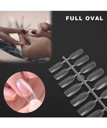 288 Ultra-Thin Transparent Nail Patches - Perfect for Nail Salons | All Paste Square - Buy Online on GoSupps.com