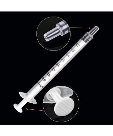 1ml Syringes with Caps - Pack of 50pcs | High Quality Medical Grade Syringe Set - Buy Online on GoSupps.com
