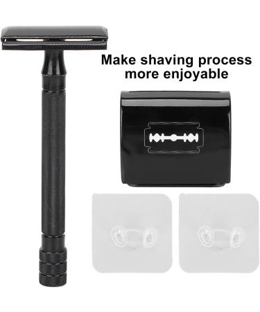 Buy Men's Double-Edged Safety Razor with Long Metal Handle - Manual Safety Razor (Blade Not Included) - Perfect for Smooth Shaving | International Shipping Available - Buy Online on GoSupps.com