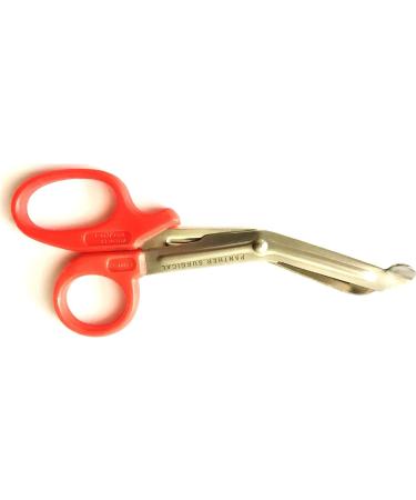Panther Surgical Lister Bandage Scissor 5.5 Inch - Orange Plastic Handle Nursing Trauma Scissors - Buy Online on GoSupps.com