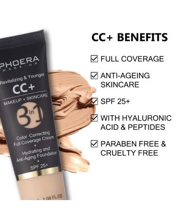KIMIEYE Matte CC Cream SPF 25 Tinted Moisturizer & Color Correcting Foundation - 1.08 oz (120 Nude) - Buy Online on GoSupps.com