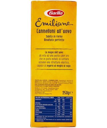  Italian Gourmet E.R. Barilla Pasta all' Uovo Le Emiliane Lot de 4 p tes aux ufs de 250 g 1 x 500 g + polpa italien Gourmet 400 g - Buy Online on GoSupps.com
