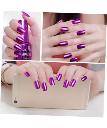 minkissy Mirror Shine Nail Polish Glitter Gel Polish Red Nail Polish Nail Art Regular Nail Polish Holographic Nail Polish Glossy Manicure Nail Lacquers Full Manicure Tools Metal Miss - Buy Online on GoSupps.com