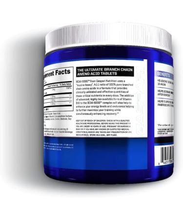 Buy Gaspari Nutrition BCAA 6000 Tablets | Reduce Muscle Soreness & Boost Performance | 30 Servings | International Shipping Available - Buy Online on GoSupps.com