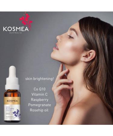 Kosmea Revive Illuminating Essence - Hydrating Face Oil for All Skin Types | Vitamin C Face Oil | Daily Skincare Routine (20mL) - International Shipping Available - Buy Online on GoSupps.com