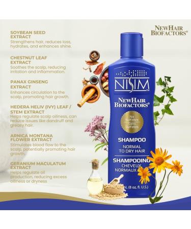 Nisim Hair Loss Treatment ReGrowth Shampoo Conditioner Serum Men Women (1 month supply) - Buy Online on GoSupps.com
