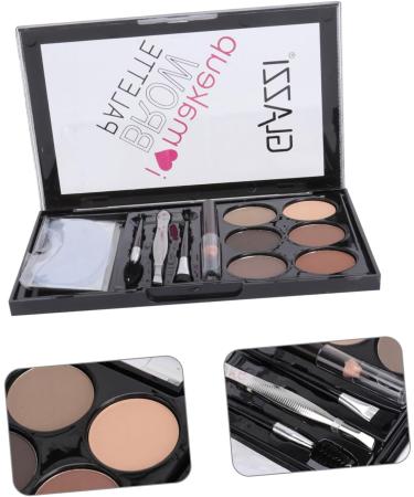 NOLITOY 6 Sets Eyebrow Powder Set Eyebrow Powder Cosmetic Eyebrow Makeup Cosmetic Eyebrow Pencil Brush - Buy Online on GoSupps.com