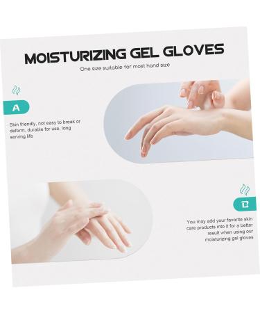 FRCOLOR 1 Pair Gel Moisturizing Gloves Night Gloves moisturizing Half Gloves Mens Mittens with Fingers Ladies Mittens Silk Mens Lotion Beauty Care Gloves Hand use Purple Dipping Miss Sock - Buy Online on GoSupps.com