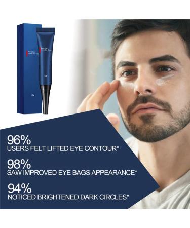  HADAVAKA Men's Eye Cream Awaken Peptide Depuffing Eye Gel Men's Eye Cream Firming Moisturizing Men's Moisturizing Eye Cream Remove Eye Bags Fine Lines Dark Circles (1) - Buy Online on GoSupps.com
