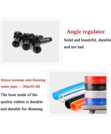 Water Fed Pole Kit Car Window Glass Cleaning Brush Lightweight Outdoor Washing Equipment with Adjustable Pole and 20m Hose 55cm Brush Head 6M/21FT - Buy Online on GoSupps.com