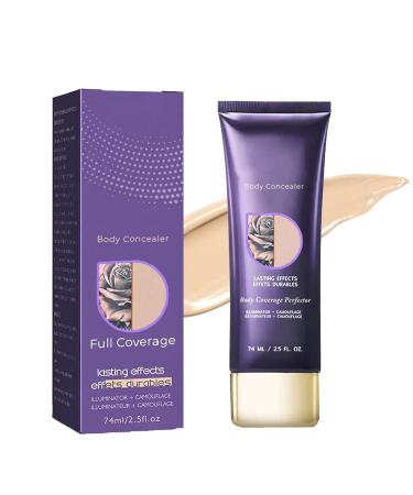 Flysmus Body Concealer Tattoo Concealer Long Lasting Waterproof Full Coverage Tattoo Concealer