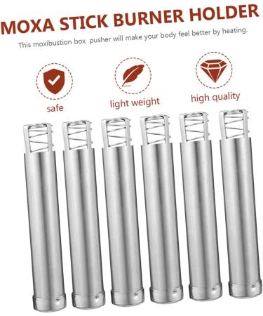 Buy Healeved 6-St Moxa Press - Smokeless Moxibustion Acupuncture Treatment Automatic Silver Bowl 12.5x2.2cm - International Shipping Available - Buy Online on GoSupps.com