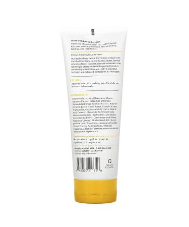 Alaffia Baobab Baby Face & Body Creme Chamomile - 8 fl oz (236 ml) | Natural Moisturizer for Delicate Skin - Buy Online on GoSupps.com