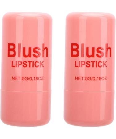 Stylebest 2Pcs 5g Blush Stick Creamy Texture Multifunctional Makeup Stick for Cheeks Lips Eyes with Rotatable Design Long Lasting Moisturizing Color - Buy Online on GoSupps.com