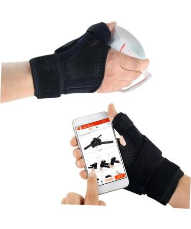 Milisten Thumb Brace for Right Hand - Carpal Tunnel Support Wrist Stabilizer & Splint Sleeve - Herringbone Design - Buy Online on GoSupps.com